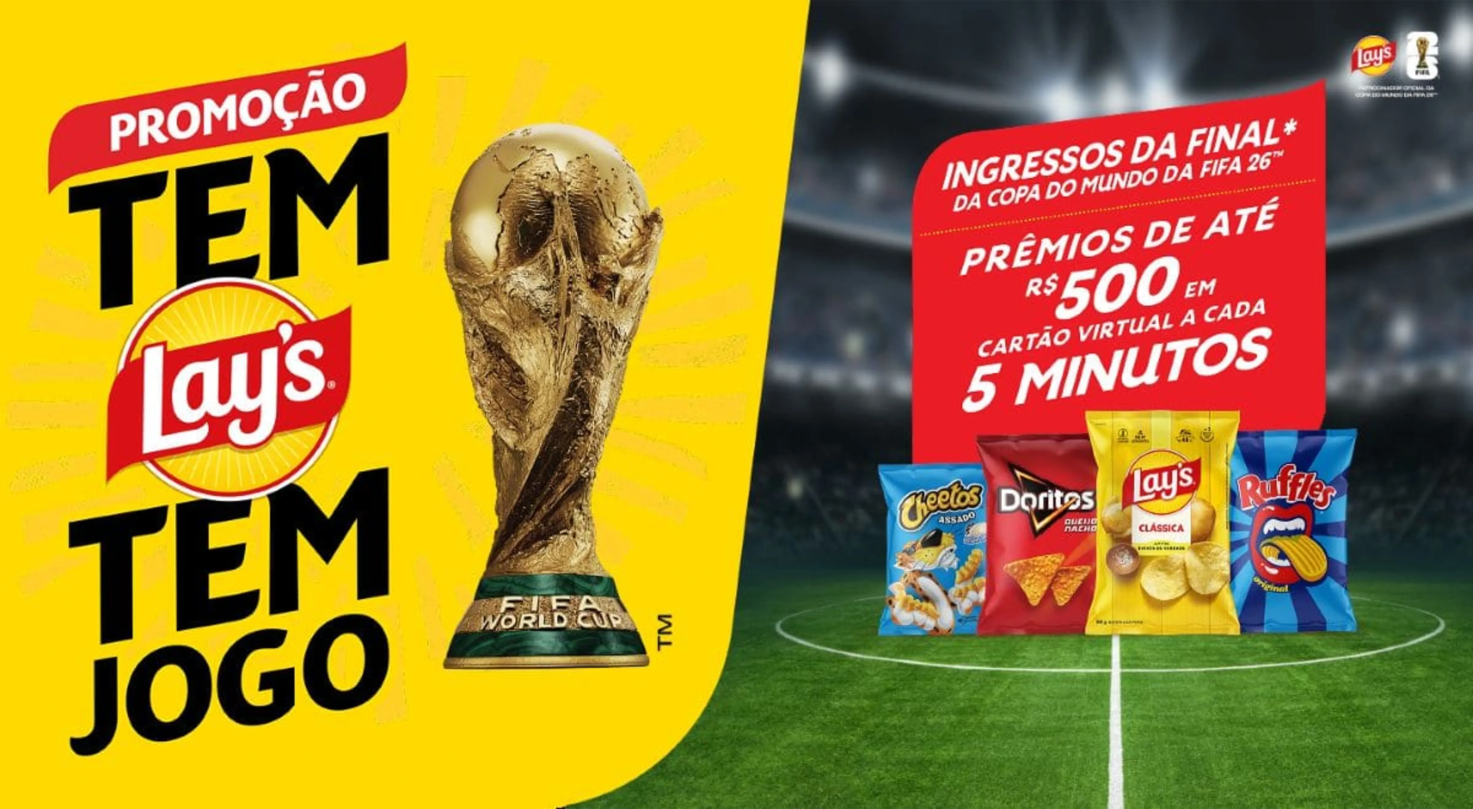 Promoção Elma Chips Tem Lays Tem Jogo 2026